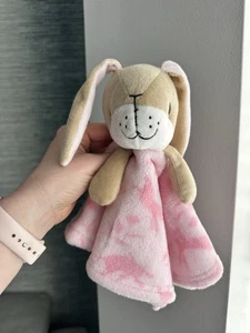 Guess How Much I Love You Baby Girls White Pink Bunny Comforter Blanket bnwot π - Picture 1 of 9