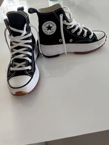 EU Größe 38 Converse Chuck Taylor All Star Move High Black White W Gebraucht - Bild 1 von 8
