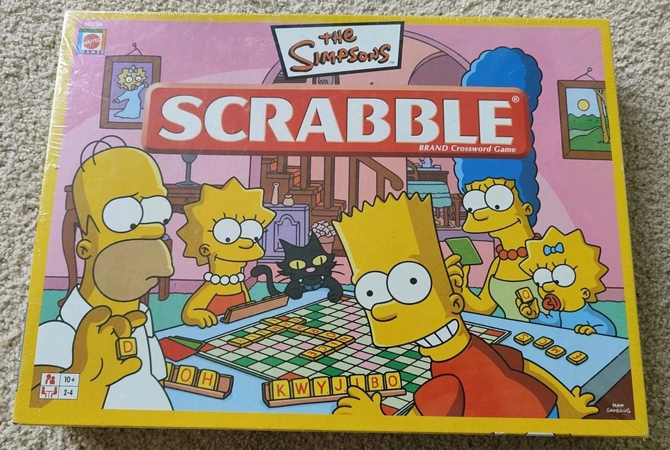 New And Sealed The Simpsons SCRABBLE Family Board Game (Mattel 2005) - Image 1 of 2
