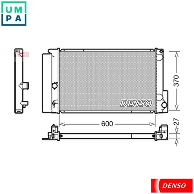RADIATOR ENGINE COOLING DRM50087 FOR TOYOTA 2ZR-FAE 1.8L 4cyl VERSO - Image 1 of 4