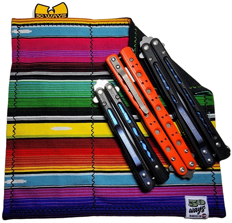 50 WAYS POCKET POCKET HANK Everyday Carry EDC Mexican Blanket Fiesta Serape - Image 1 of 3