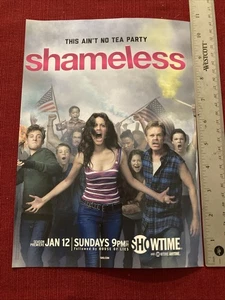 Anuncio impreso Shameless Series Premiere on Showtime 2014 - Imagen 1 de 1