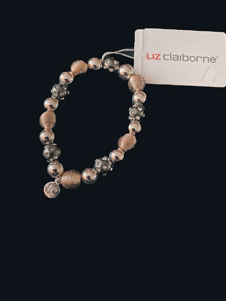 Pulsera Liz Claiborne Oro Rosa con Estrás Nueva con Etiquetas Foto 1 de 1