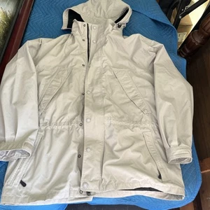 Eddie Bauer Wool Fleece Lined Winter Coat w/Removable Hood Men's Size 2xl - Picture 1 of 10