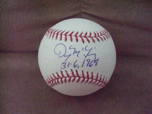 Denny McLain Autografiado Oficial Grandes Ligas de Béisbol Firmado 31-6 1968 Tigres - Imagen 1 de 1