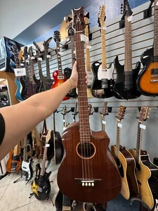 Dean AX EABC MAH GC Cutaway Acoustic-Electric Bass Brown - Excellent Condition - Picture 1 of 5
