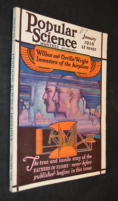 RARE ! Popular Science Monthly Magazine JANUARY  1929 ( b3) - Image 1 of 4