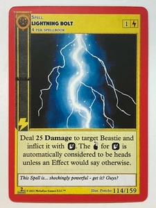 MetaZoo Cryptid Nation: 2nd Edition Lightning Bolt 114 NM/M - Picture 1 of 1