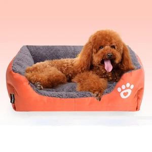 Dog Cat Pet nest Bed Cushion Puppy Mat sofa Candy Kennel Orange S - Picture 1 of 2