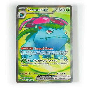 Pokemon - Venusaur ex - 182/165 - Scarlet & Violet: 151 - Full Art Card - Picture 1 of 1