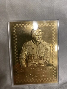 Dale Earnhardt Sr-Nascar 7 Time Winston Cup Champion-23KT Gold Card - Picture 1 of 2