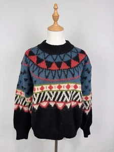 Suéter para mujer ICEWOOL by ALAFOSS of ICELAND Fair Isle tejido de lana talla L - Imagen 1 de 19