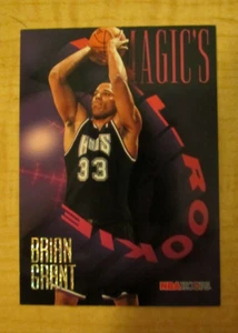 1995-96 NBA Hoops Magic's All Rookies Brian Grant #AR-7 Sacramento Kings - Picture 1 of 2