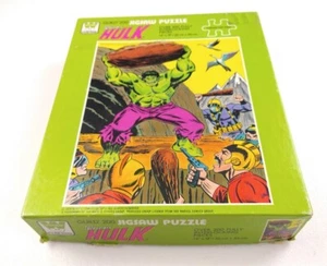 Vintage 1976 The INCREDIBLE HULK Guild Jigsaw Puzzle 204 Pcs 100% Complete - Picture 1 of 5