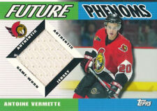 2003-04 Topps Traded FUTURE PHENOMS JERSEY #AV ANTOINE VERMETTE -Ottawa Senators
