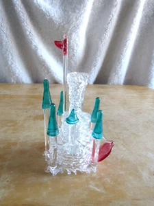 Vintage Hand Blown Glass Castle - Picture 1 of 5