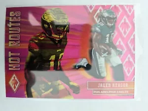 🏆 2020 Panini Phoenix Hot Routes Pink /199 JALEN REAGOR RC #20 EAGLES - Picture 1 of 2