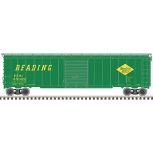 50' READING LINES AAR PD POSTWAR SINGLE DOOR BOX CAR BY ATLAS-V/DETAILED! - Picture 1 of 1