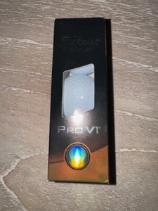1 pack of 3 Titleist Pro V1 Sleeve of New white GOLF Balls - Picture 1 of 2
