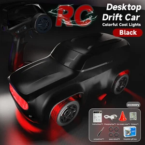 4WD 2.4GHZ RC Desktop Drift Car Racing Model Toys 1/64 Remote Control Car - Picture 1 of 17