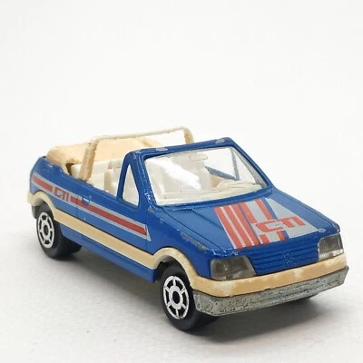 Majorette Peugeot 205 CTI Dark Blue with Red White Stripes 1/53 3" Pre-Owned 001 - Image 1 of 4