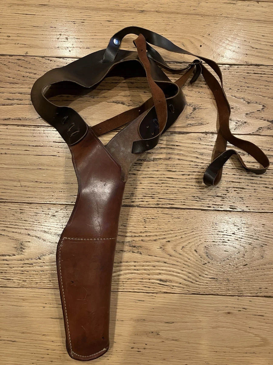 Bianchi X16 Agent X Shoulder Holster - Unlined For S&W 4006, Horizontal Carry With Harness