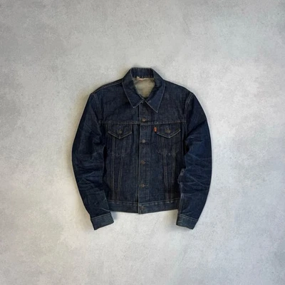 CHAQUETA DE CAMIONERO VAQUERA VINTAGE AÑOS 70 LEVI'S TIPO 3 LENGÜETA NARANJA ETIQUETA EURO TALLA 40 ~S/M Foto 1 de 4