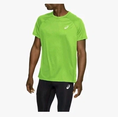 Asics 150621 Sport Run Top 308 Electric Lime Running Men, Size M - Image 1 of 4