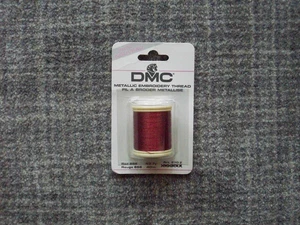 DMC Metallic Embroidery Thread, new, Red - Picture 1 of 1