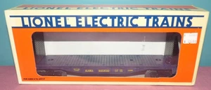 NIB Lionel 6-16396 Alaska Railroad Flatcar With Bulkhead And Stakes ARR 16396 - Picture 1 of 7