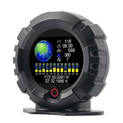 Off-Road Car Digital GPS 4x4 Inclinometer Compass HUD MPH KMH Speedometer Gauge - image 1 of 4