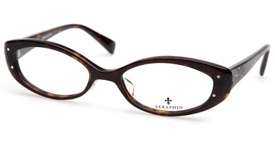 Seraphin Gibbs 8139 Titanium Eyeglasses Frames Gold‎ Black 49-18-145 Japan SERAPHIN by OGI GIBBS 8139 MATT BLACK /PALE GOLD EYEGLASSES  main image 3