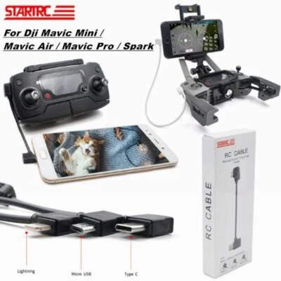 Daten Kabel Micro USB auf Lightning zu Type-C für DJI Mavic Mini Air Zubehör