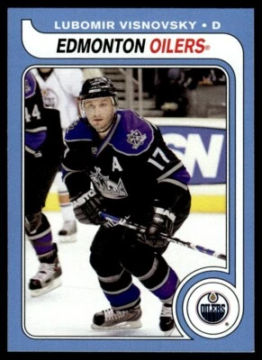 2008-09 O-Pee-Chee 1979-80 Retro Lubomir Visnovsky Edmonton Oilers #288 - Image 1 of 2