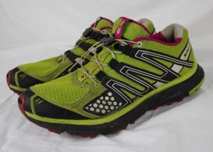 Salomon XR Mission 1 Damen Traillaufschuhe Gr. 11 neongrün pink (327967) - Bild 1 von 7
