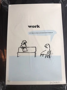 Stop Paying- Signed # Ltd.Ed. Print by Modern Toss- Pictures on Walls Banksy - Picture 1 of 5