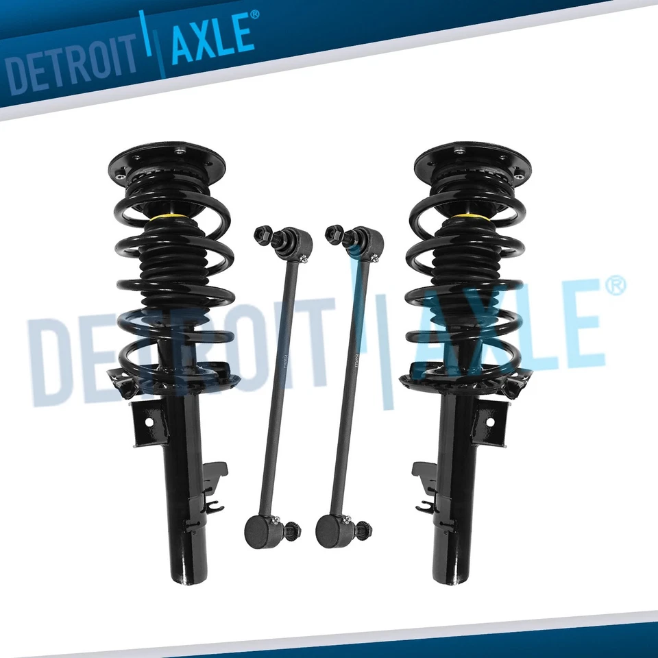 Front  Struts w/ Coil Springs Assembly Sway Bar Links Kit for Volvo S80 XC70 - Image 1 of 4