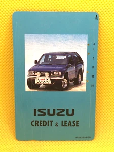 ISUZU CREDIT ＆LEASE  Japan Telephone card 30 years ago  very rare - Picture 1 of 2