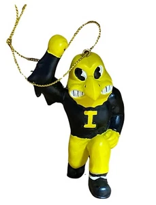 Iowa State Hawkeyes Maskottchen Spieler Weihnachtsschmuck Neu ohne Etikett - Bild 1 von 2