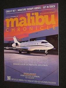 MALIBU CHRONICLE - FEBRUARY-MARCH 2015 - SUN AIR JETS - MINIATURE THERAPY HORSES - Picture 1 of 4