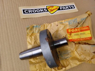 Medio cigüeñal izquierdo genuino Suzuki NOS 12261-36100 GT185 1973 a 1975 Foto 1 de 4