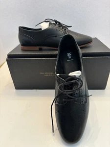 Pisos Oxford Frye Terri Perf Negros Talla 5.5 M TOTALMENTE NUEVOS CON CAJA - Imagen 1 de 9