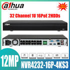 Dahua NVR NVR4232-16P-4KS3 Lite Network Video Recorder 12MP 32CH 1U 16PoE 2HDDs