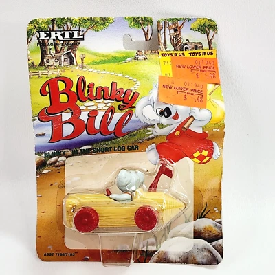 Vintage 1995 ERTL Blinky Bill Blinky In The Short Log Car - New In Package - Image 1 of 4