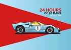 24 Hours Of Le Mans 1966 PlakatPrint
