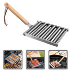 Metal Grill for Sausage Stainless Steel Sausage Roller Grill Sausage Grill