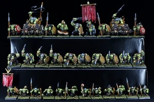 Constructeur d'armée peint professionnel des tribus orques et gobelins - Le vieux monde mini COMMISSION - Photo 1/67