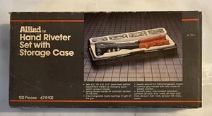 Vintage 1983 Allied 67-R102 Hand Riveter Set w/ Storage Case - Bild 1 von 4