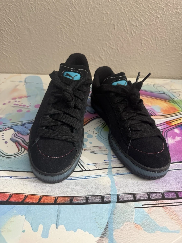 PUMA Northern Lights - Niños Talla 7 - Mujeres 8.5 Escuela Primaria (Rosa/Negro/Azul) Foto 1 de 4