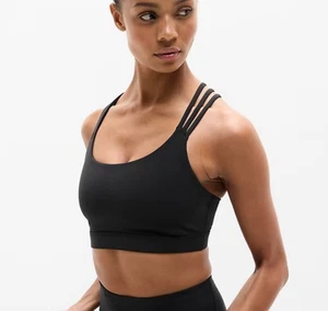 Athleta NWOT Women’s XL Black Train Free Sports Bra - Picture 1 of 8